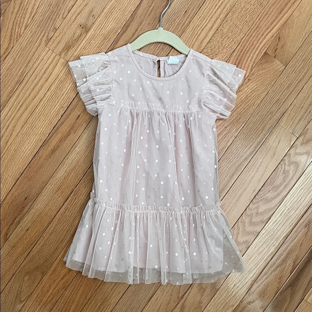 BabyGap Pink Polka Dot Tulle dress NWT